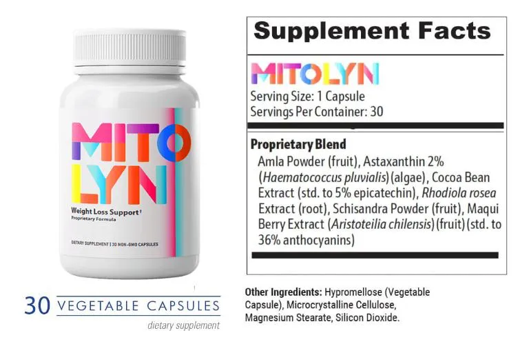 Mitolyn ingredients